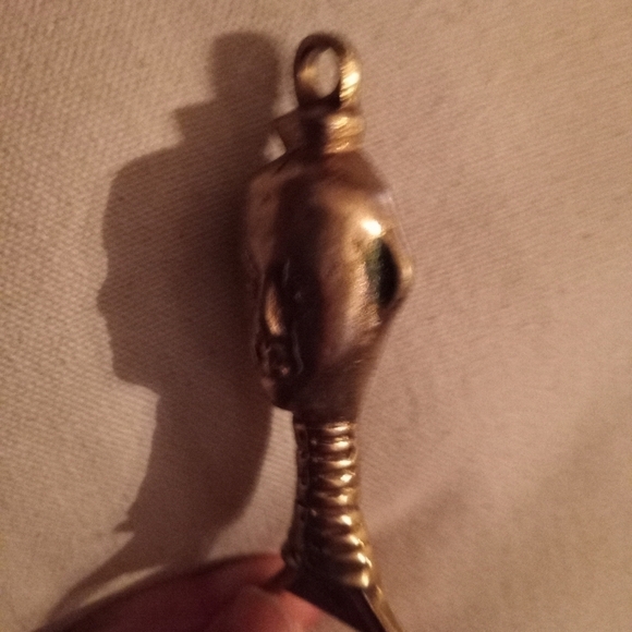 Vintage Bottle Opener Kayan Women Neck Rings Myanmar Vintage Made in Ind… - Picture 6 of 9